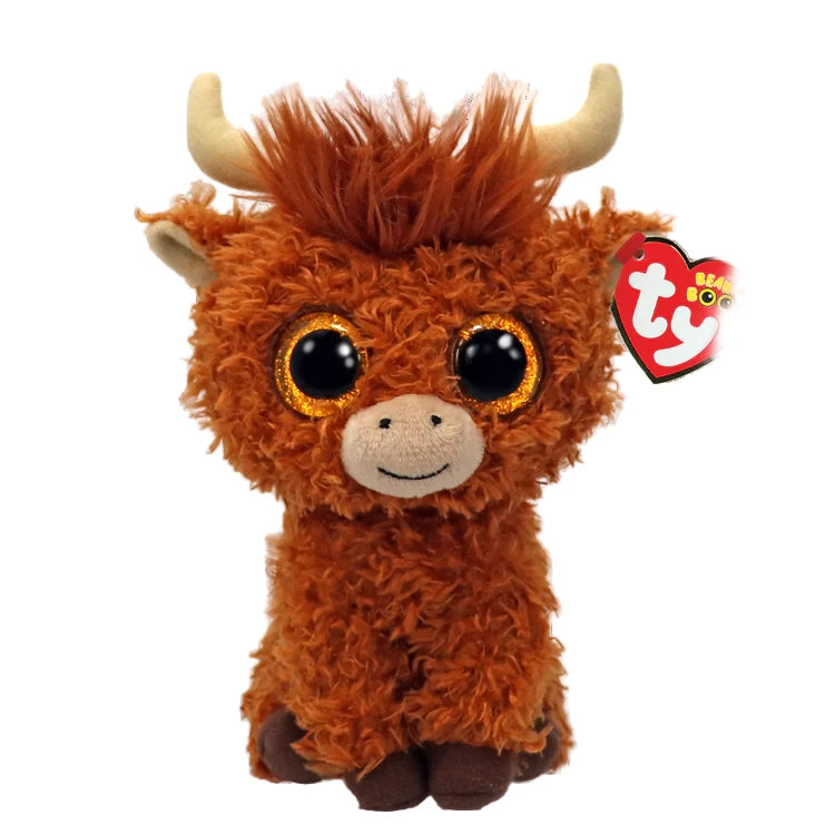 Ty Beanie Boos - Alfie the Brown Highland Cow Regular