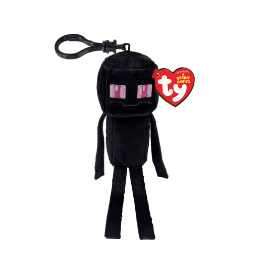 The Minecraft Enderman Clip: A Mini Beanie Baby for Bags and Keys