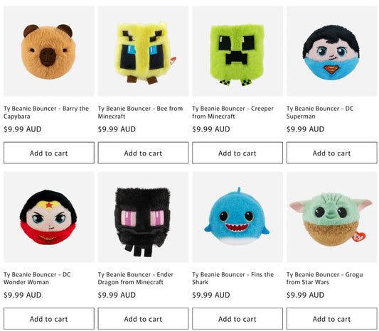Welcome to the World of Ty Beanie Bouncers!