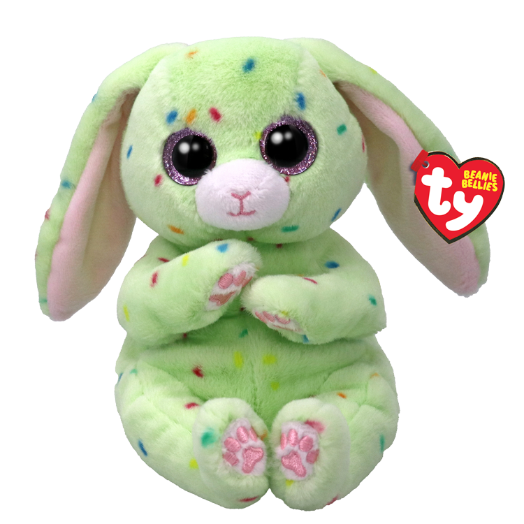 Ty Beanie Bellies - Fern the Green Bunny