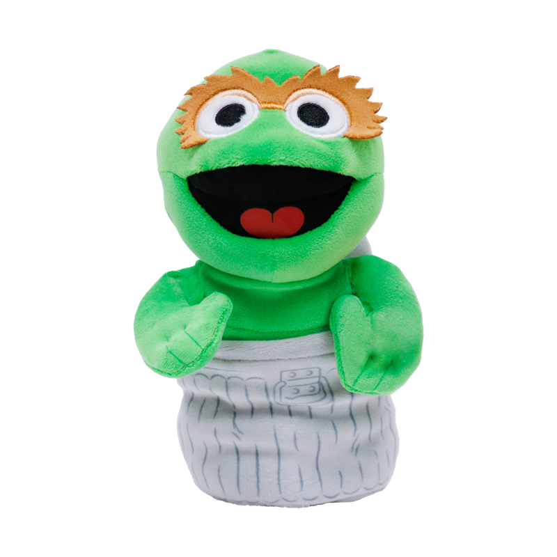 Ty Beanie Baby - Sesame Street Oscar the Grouch Floppy