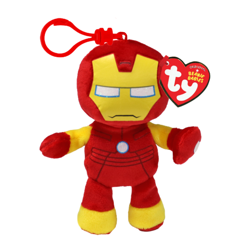 Ty Beanie Babies - Marvel Iron Man Clip