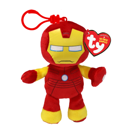 Ty Beanie Babies - Marvel Iron Man Clip