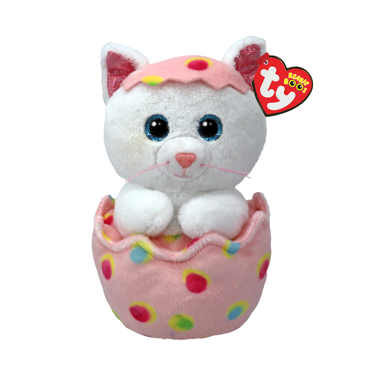 Ty Beanie Boos - Giggles the Easter Cat