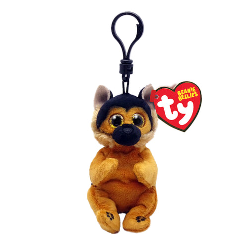 Ace the German Shepherd Ty Beanie Bellies plush bag clip