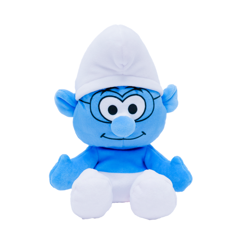 Ty Beanie Baby - Smurfs Brainy Smurf Floppy