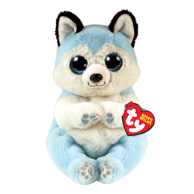 Ty Beanie Bellies - Thunder the Blue Husky