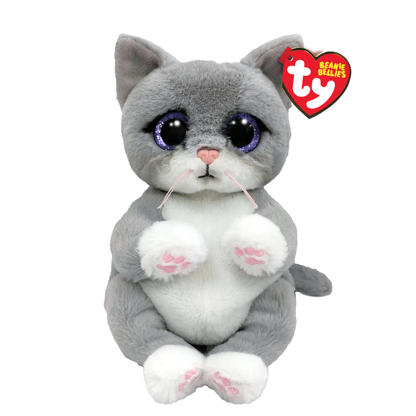 Ty Beanie Bellies - Morgan the Grey Cat