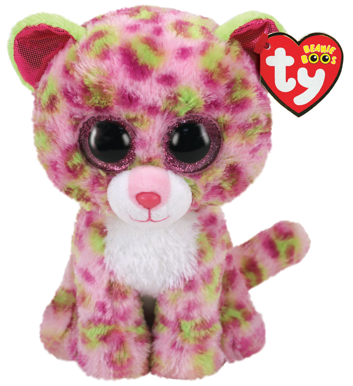 Ty Beanie Boos - Lainey the Pink Leopard