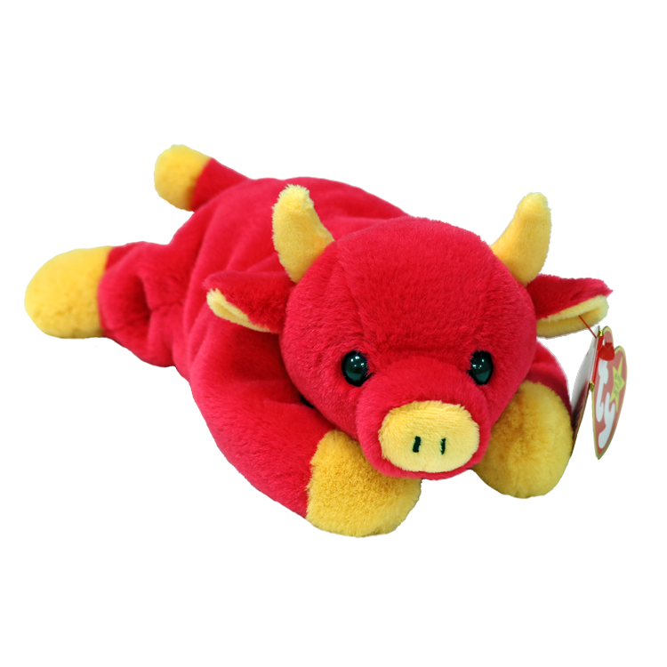 Ty Beanie Baby - Snort II the Bull 30th Anniversary