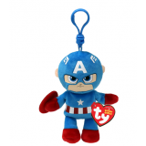 Marvel Captain America Clip Soft Beanie Babies