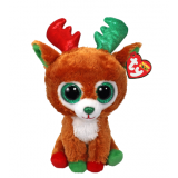 Tinseltoes the Brown Reindeer Regular Beanie Boo